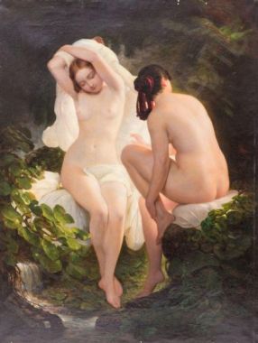 Купальщицы ню