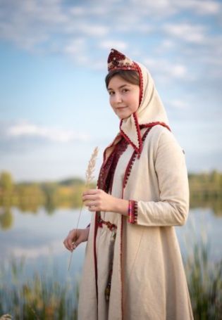 Чувашская внешность девушки
