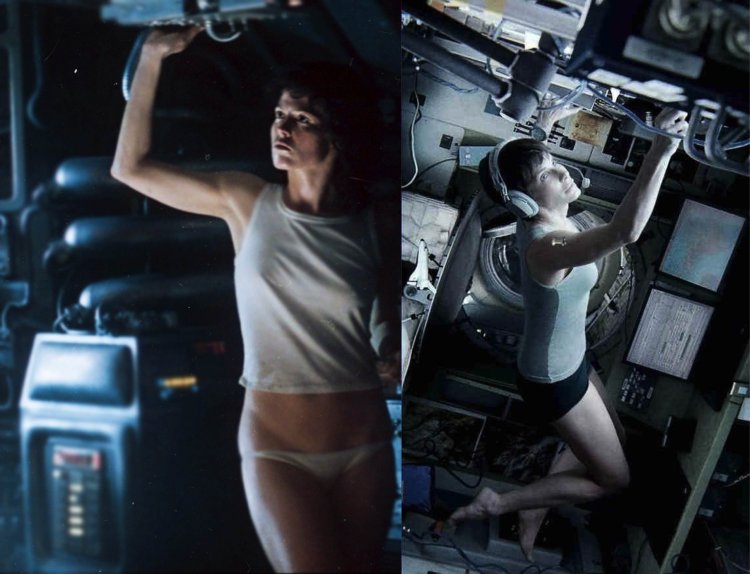 Сигурни Уивер в белье