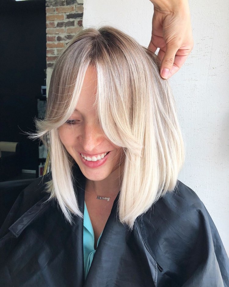 Боб с челкой 2020 модные тенденции