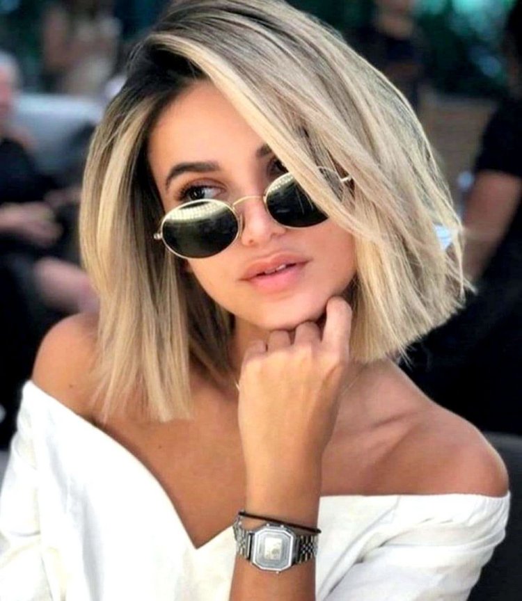 Красивые девушки с каре блондинки