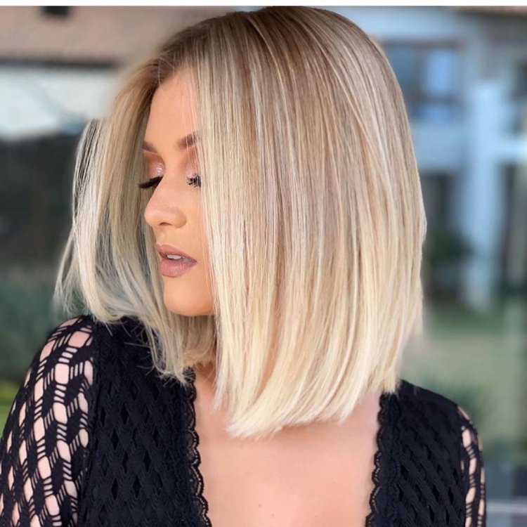 Чёлка шторка корейская