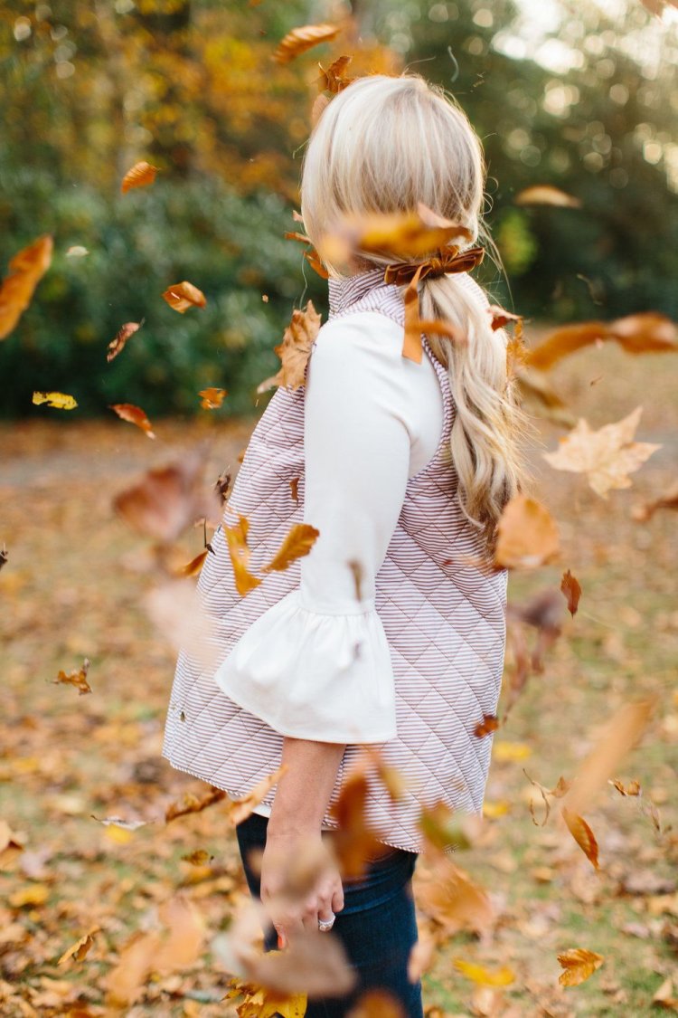 Блондинка осень