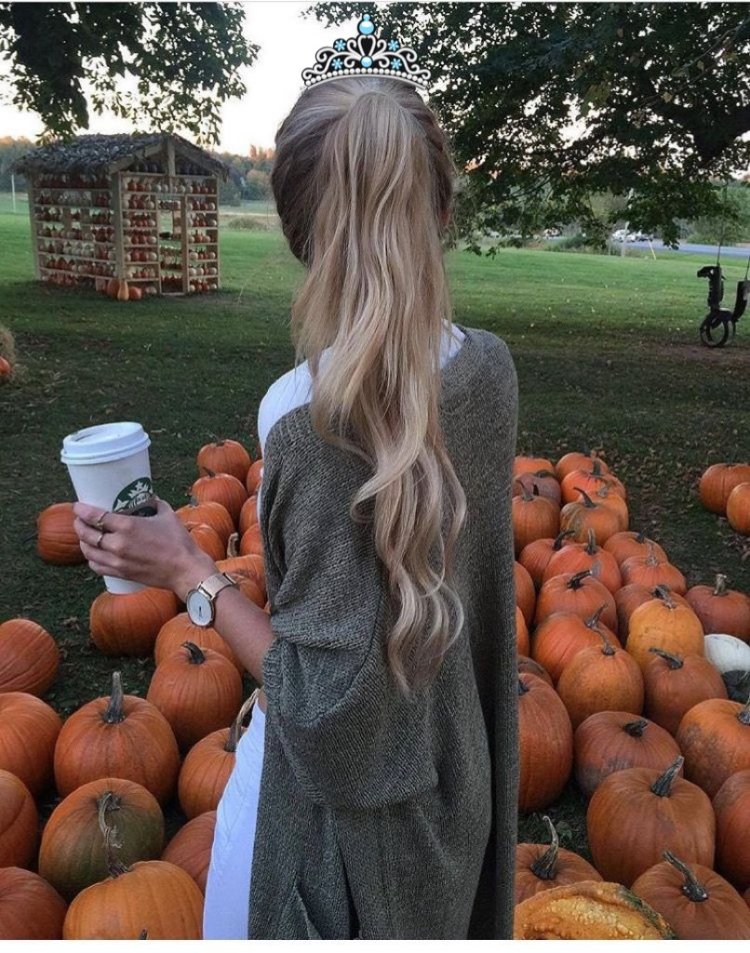 Тыква с волосами