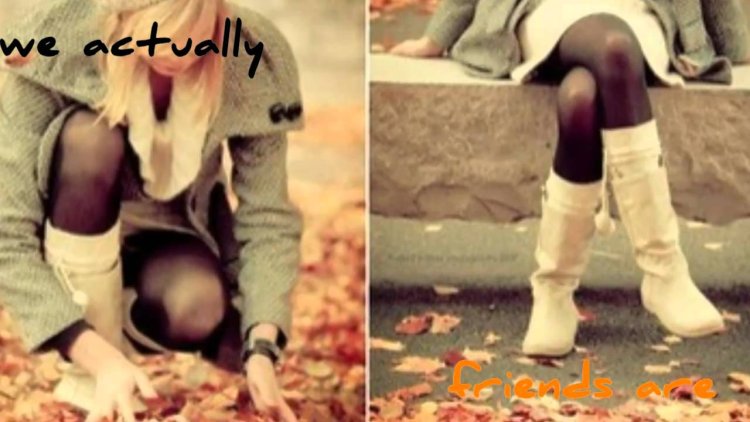 Блондинка поздняя осень