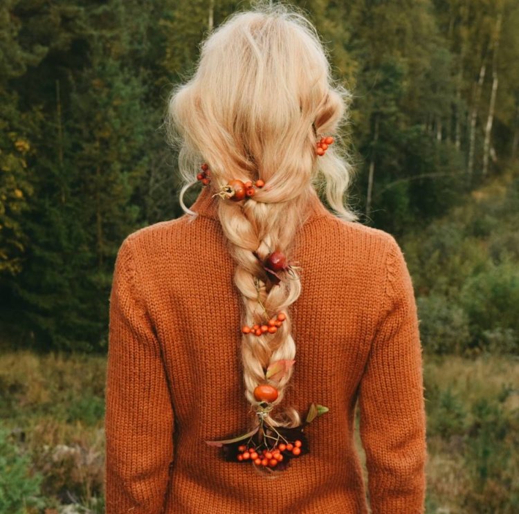 Красивые косы осень
