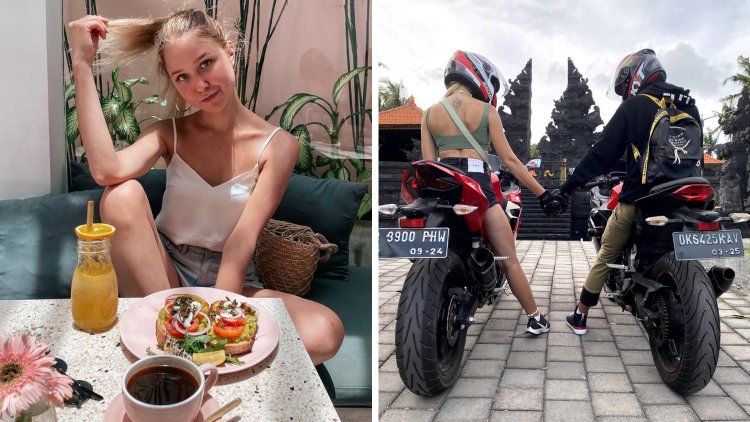 Фотосессия в белье на улице