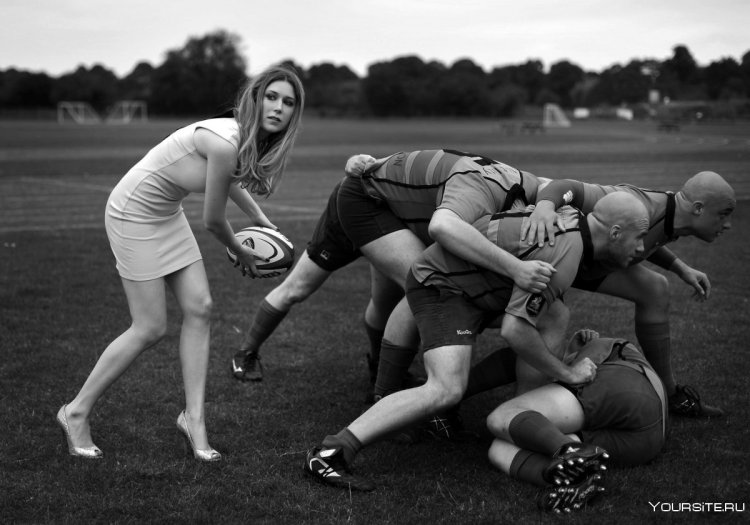 Фотосессия регбисток
