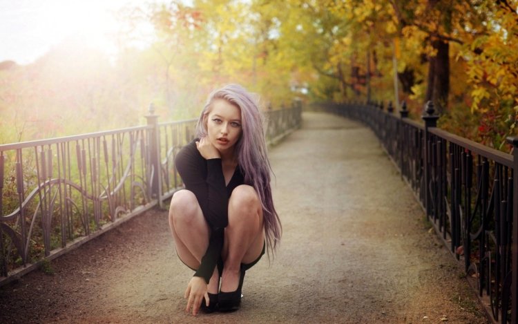 Девушка в парке