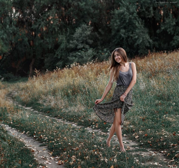 Саша Блейз на сеновале