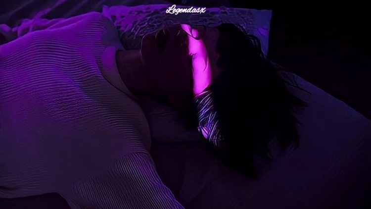 Фиолетовая Эстетика девушка