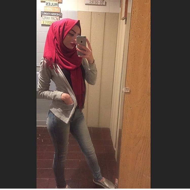 Турбанли хиджаб селфи