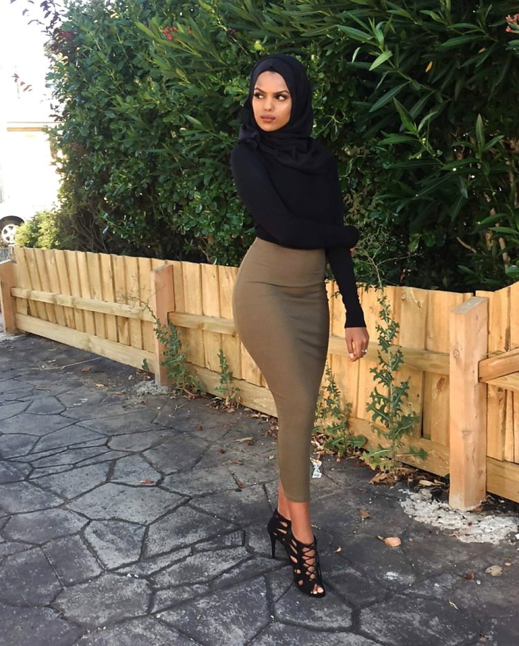 Облегающий хиджаб