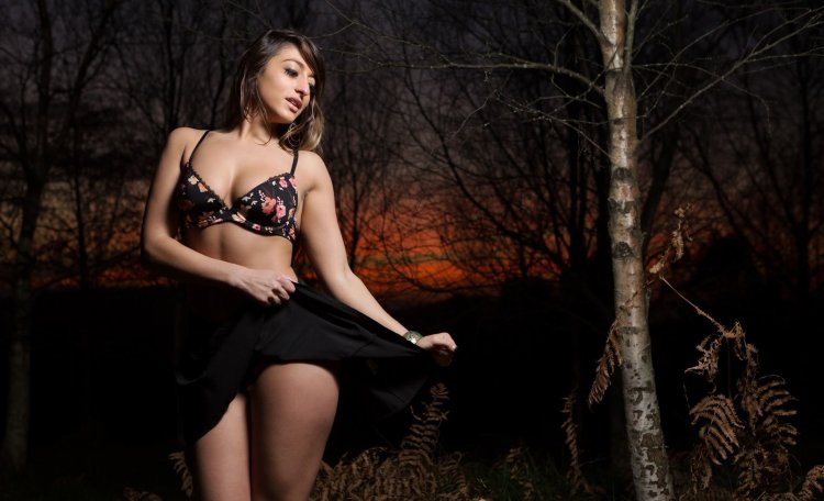 Красотка в лесу