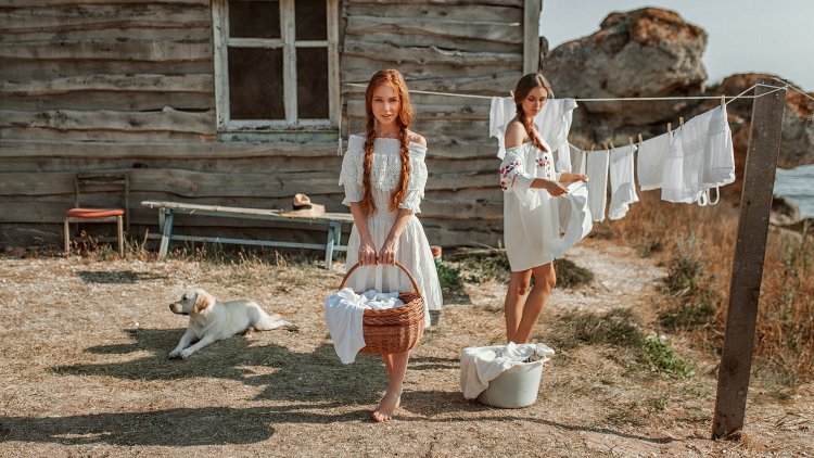 Женщина в деревне