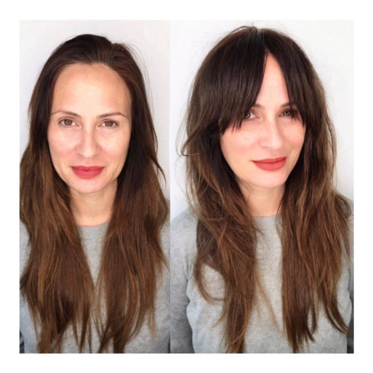 Прически для большого носа