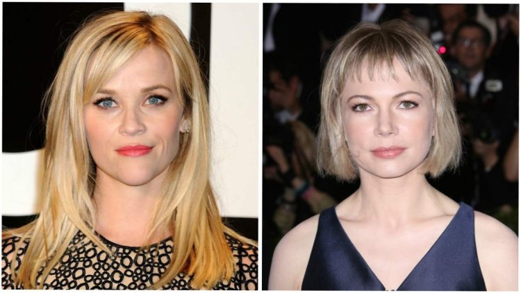 Рваная челка на высокий лоб