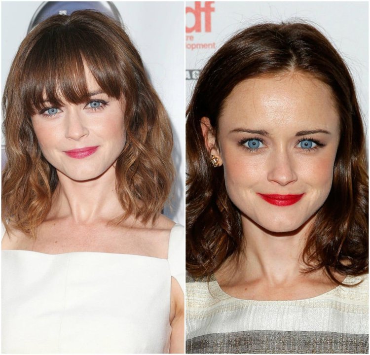 Алексис Бледел с челкой