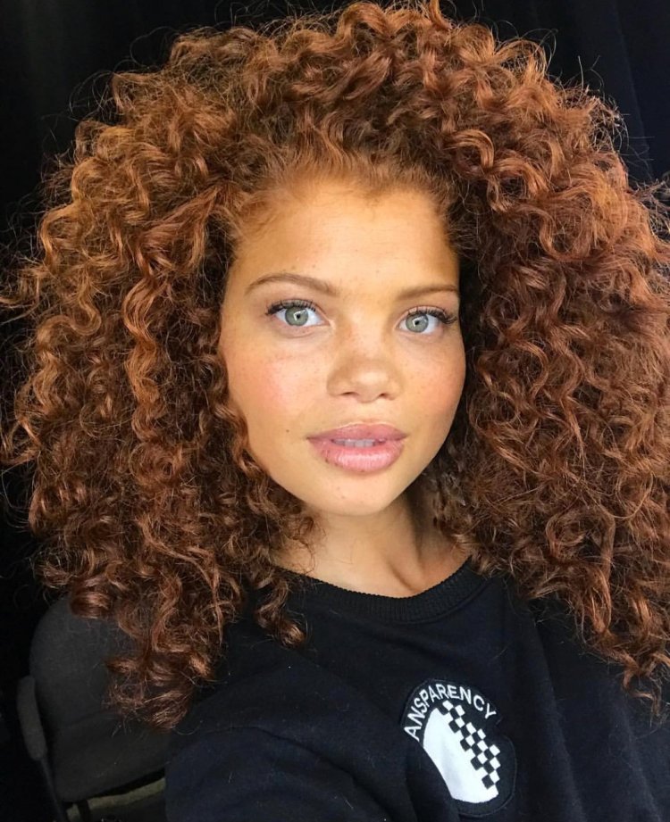 Африканские кудри рыжие