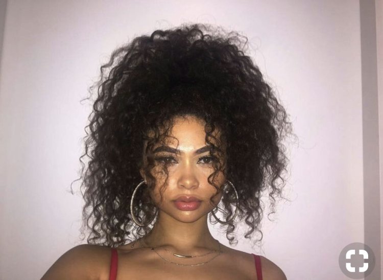 Отросшие корни афро кудри