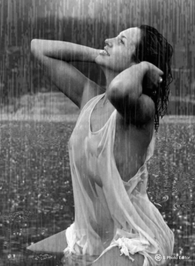 Промокла под дождем