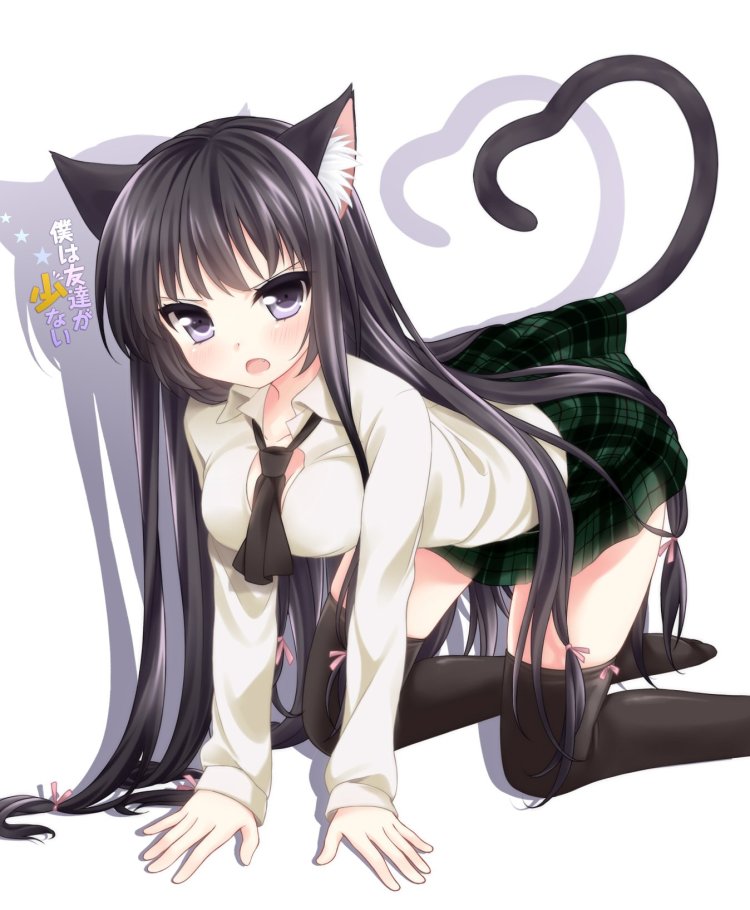 Аниме тяночки кошечки