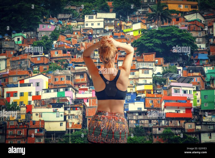 Girl in Favelas.