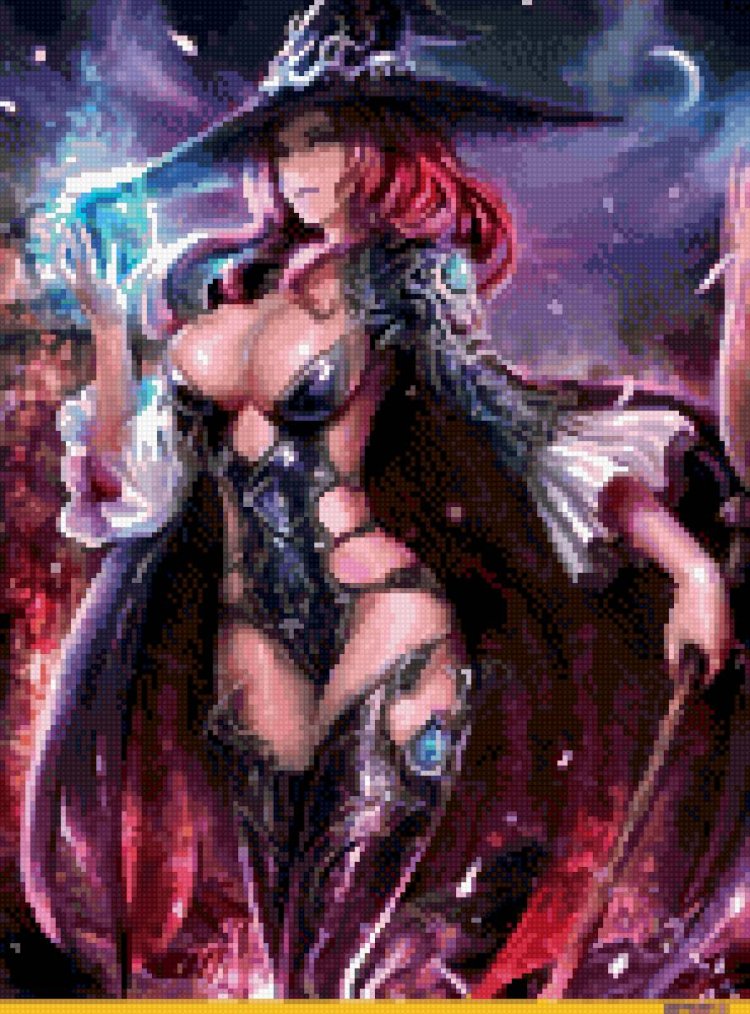 Ведьма на Хэллоуин