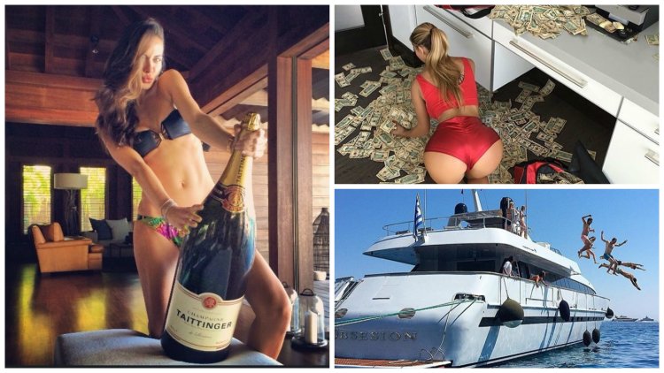 Яхта деньги девушки