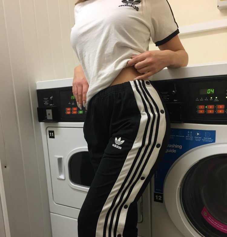 Adidas Pants with buttons