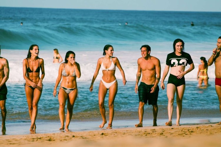 Бразильцы на пляже