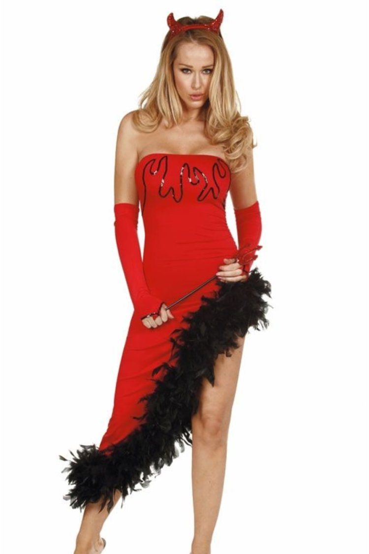 Костюм дьявола для девушки