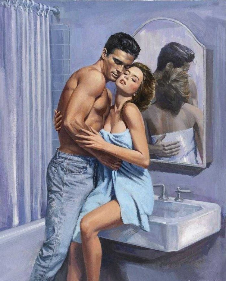 Поцелуй в бассейне