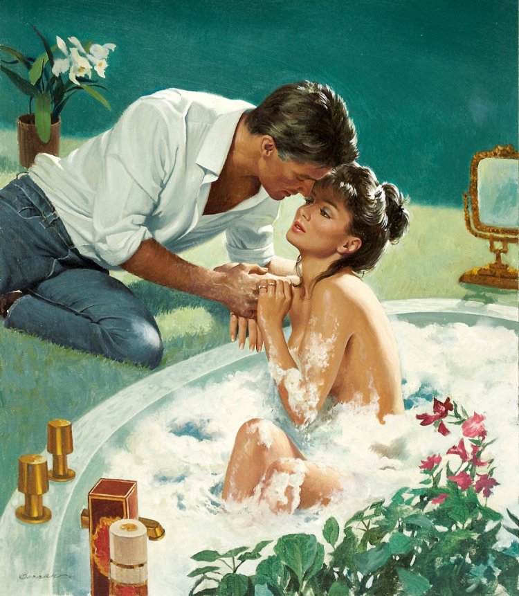 Романтический вечер в ванной