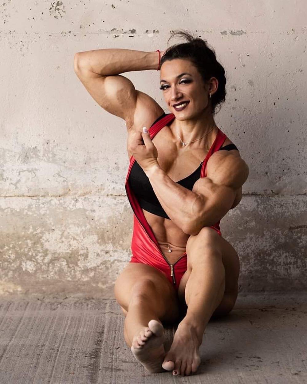 Muscle Girl Model