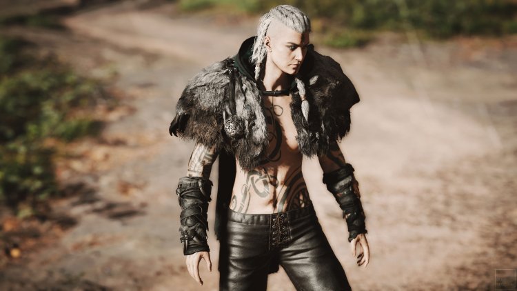 Ассасин Крид Вальхалла элегантная прическа