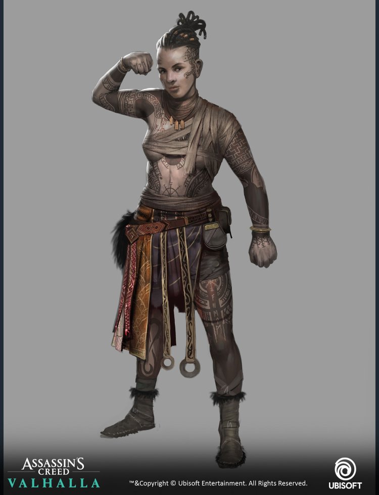 Ассасин Крид Вальгалла тату