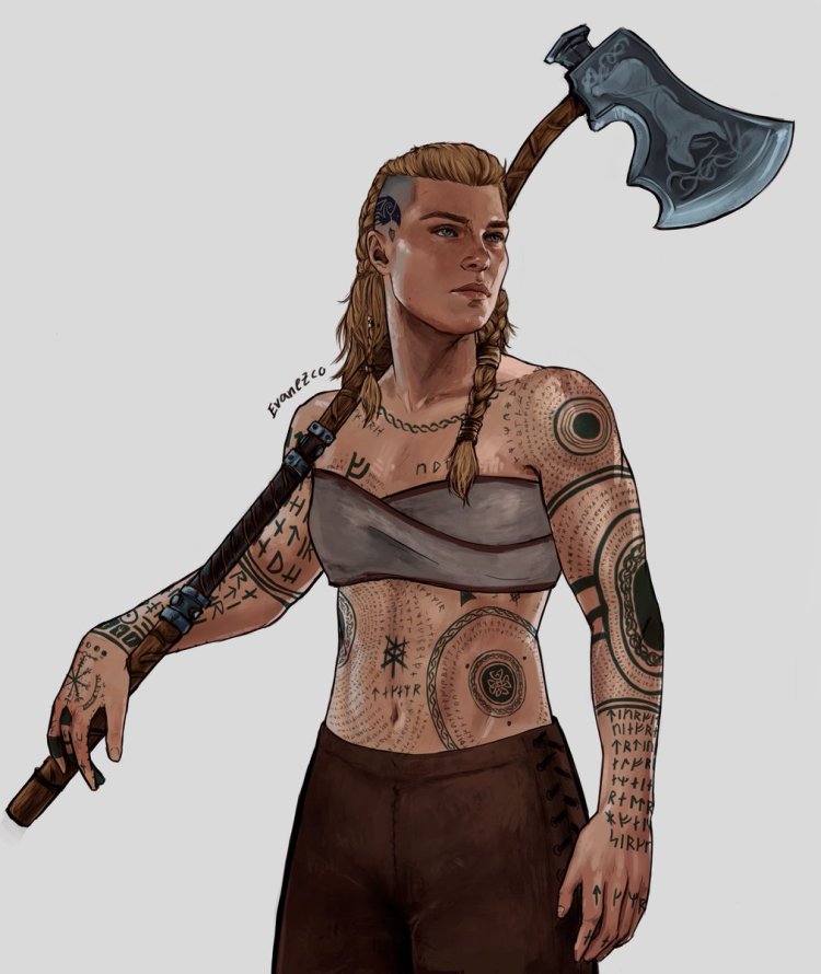 Ассасин Крид Вальхалла Эйвор женщина