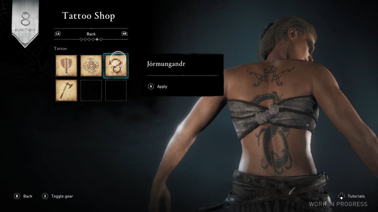 Ассасин Вальхалла тату