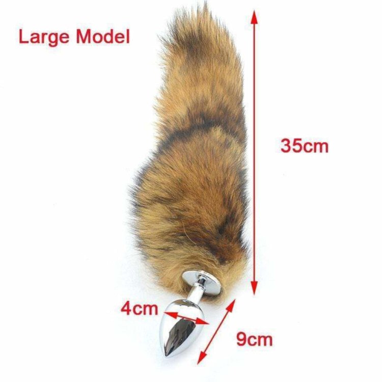 Анальная затычка с кошачьим хвостом