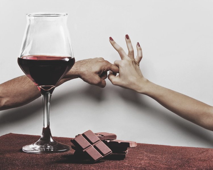 Вино и член