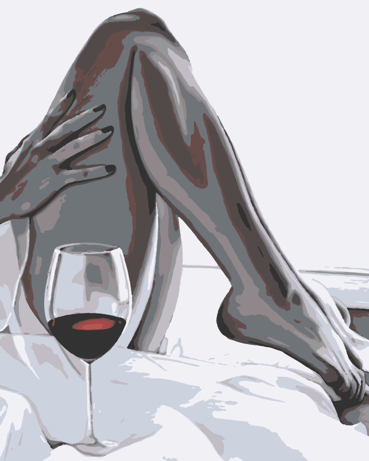 Девушка с бокалом