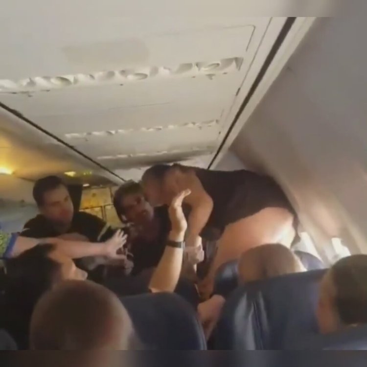 Пьяный дебош в самолете