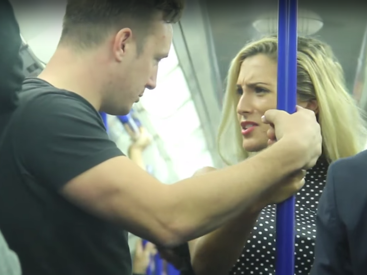 Облапали в общественном транспорте