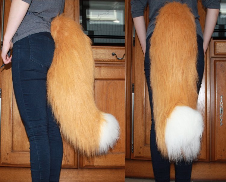 Кошачий хвост для костюма