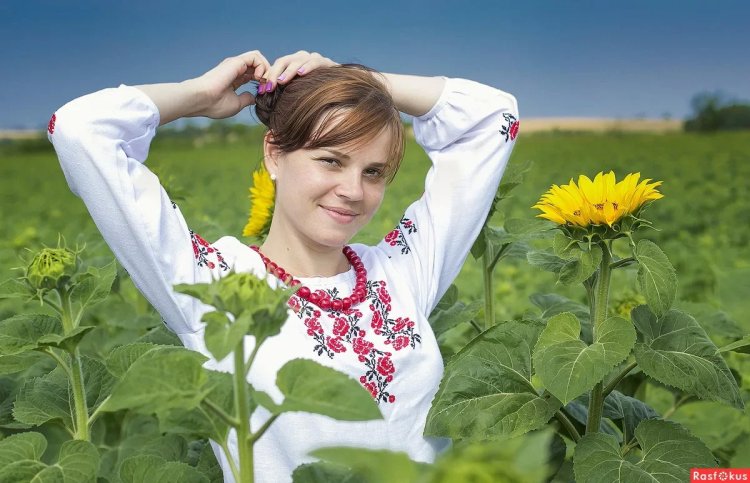 Красивая казачка