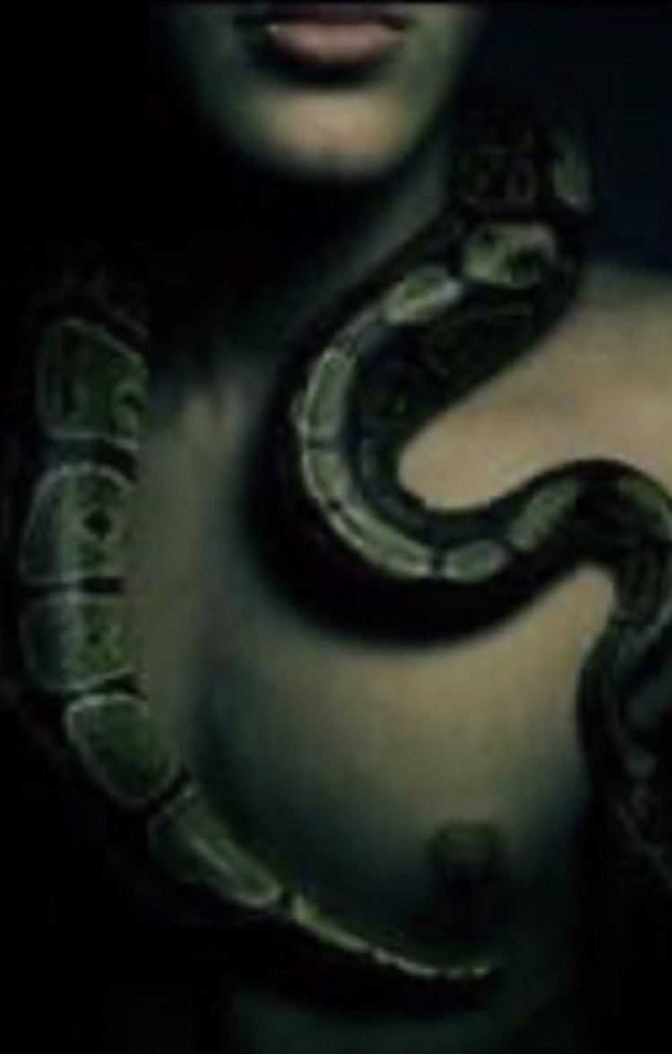 Девушка со змеей