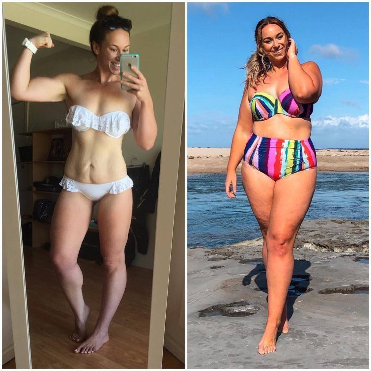 Симона Андерсон до и после похудения