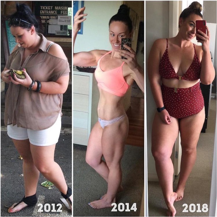 Красивая фигура до и после