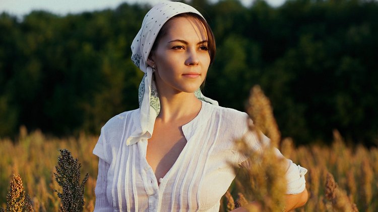 Ксюша Егорова фотомодель барышня крестьянка